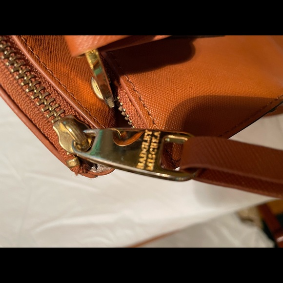 Badgley Mishka Two-Tone Leather Satchel Handbag - Picture 5 of 12